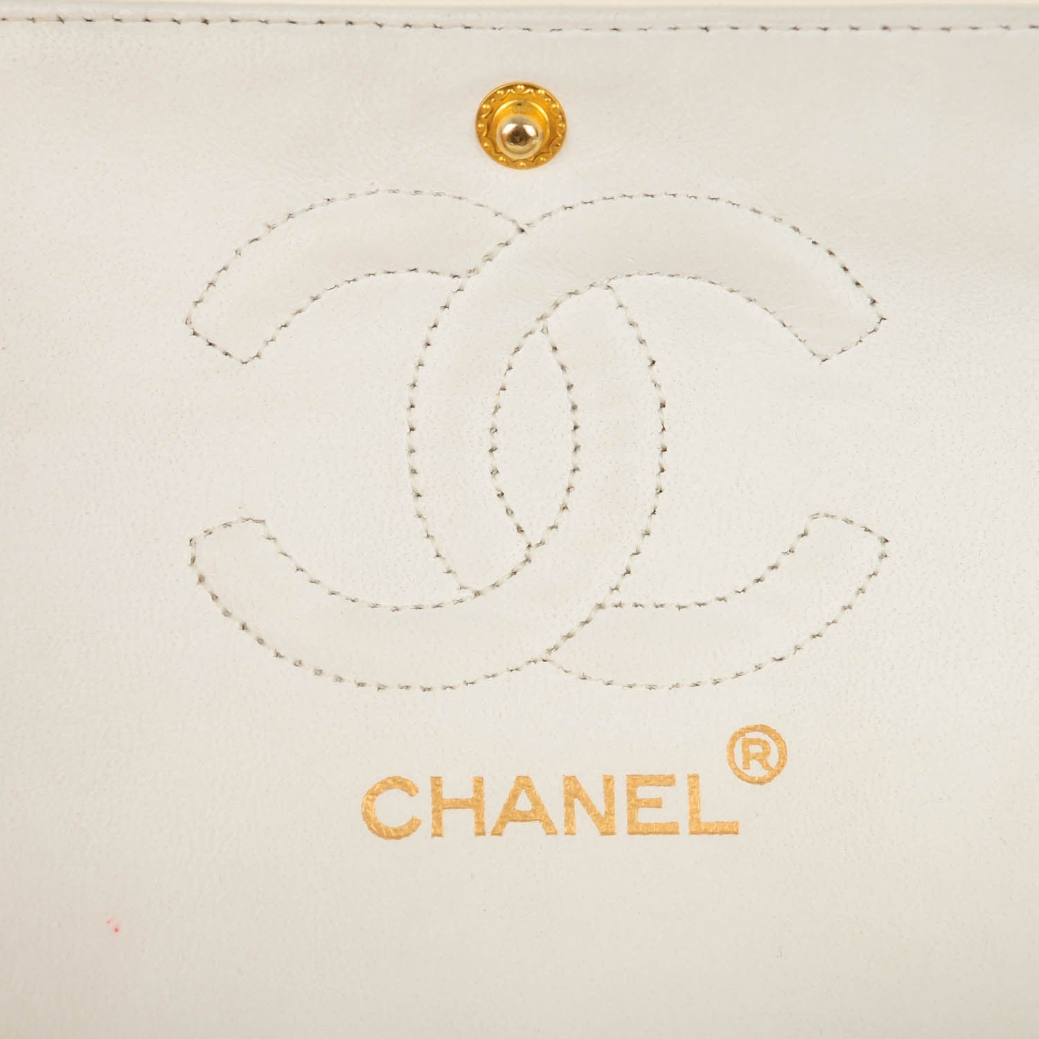 Chanel Lambskin Quilted Small Double Flap White 6 of 15