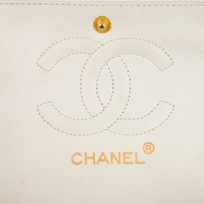 Chanel Lambskin Quilted Small Double Flap White 6 of 15