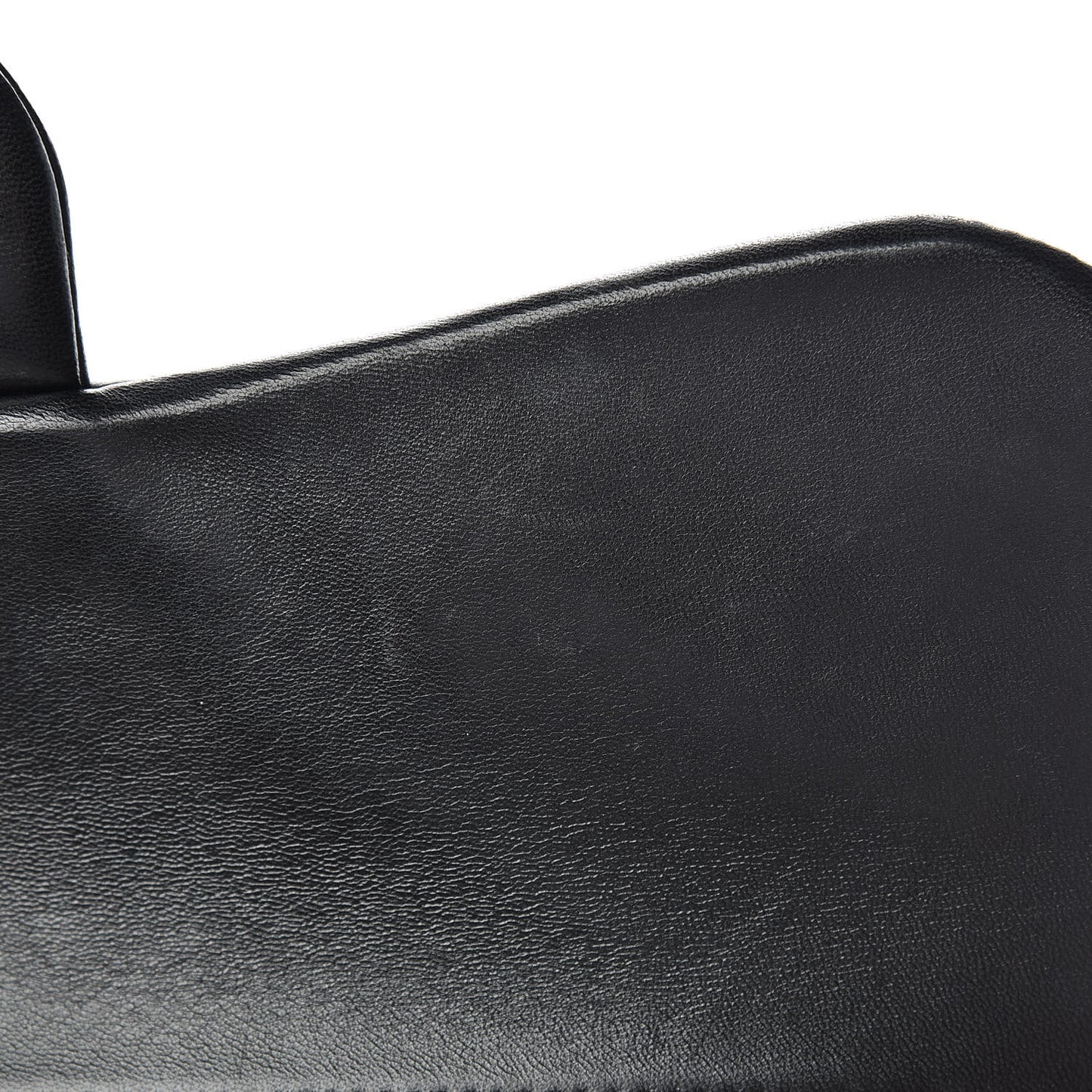 Lambskin Quilted Jumbo Double Flap Black