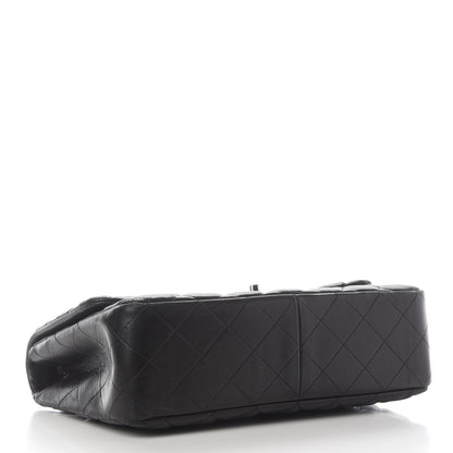 Chanel Lambskin Quilted Jumbo Single Flap Black 3 of 10