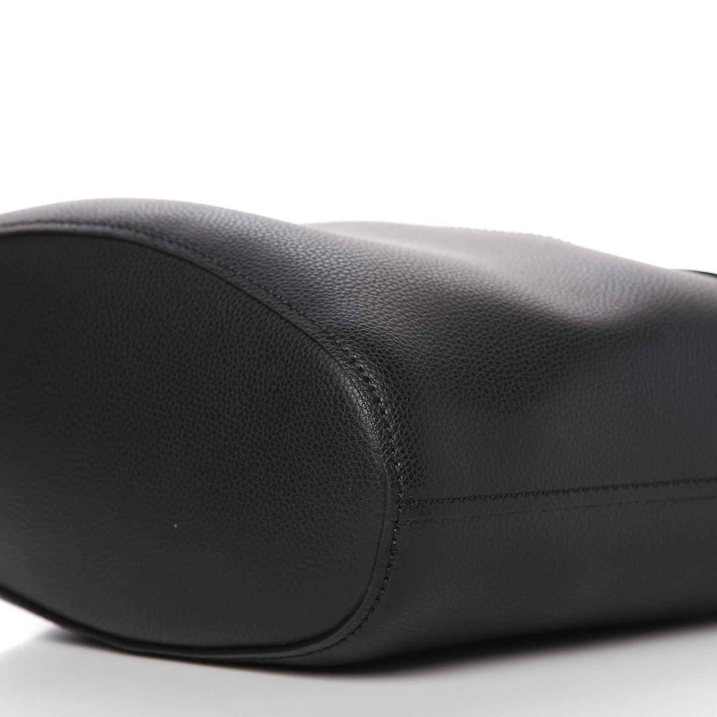 Smooth Grained Calfskin Small Aby Tote Black