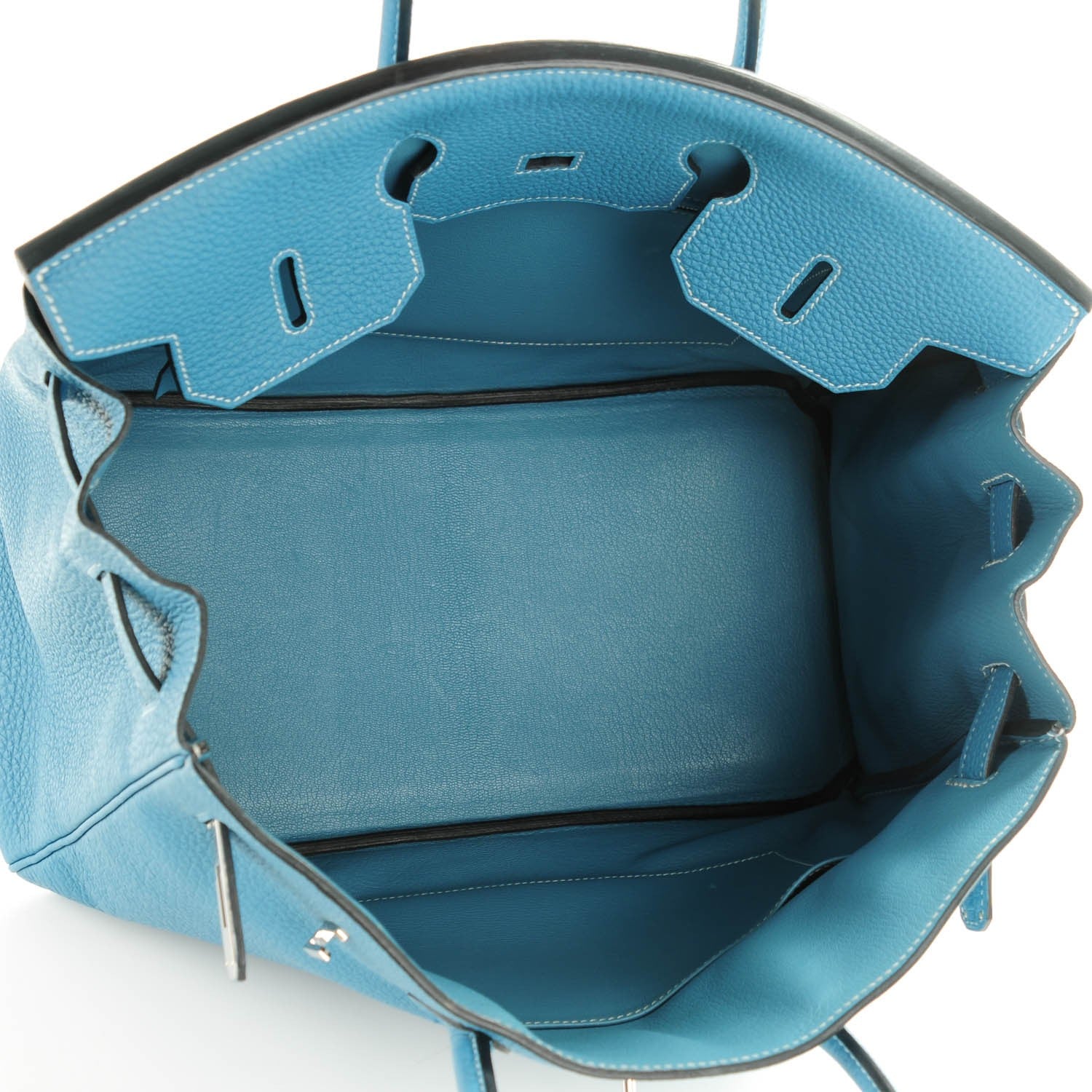 Hermes Togo Birkin 35 Blue Jean 7 of 22