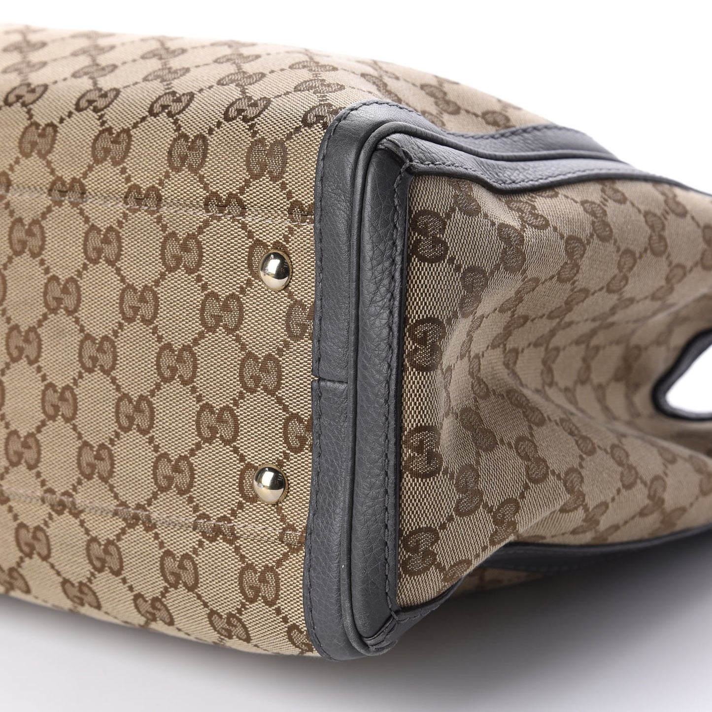 Monogram Medium Bella Tote Grey