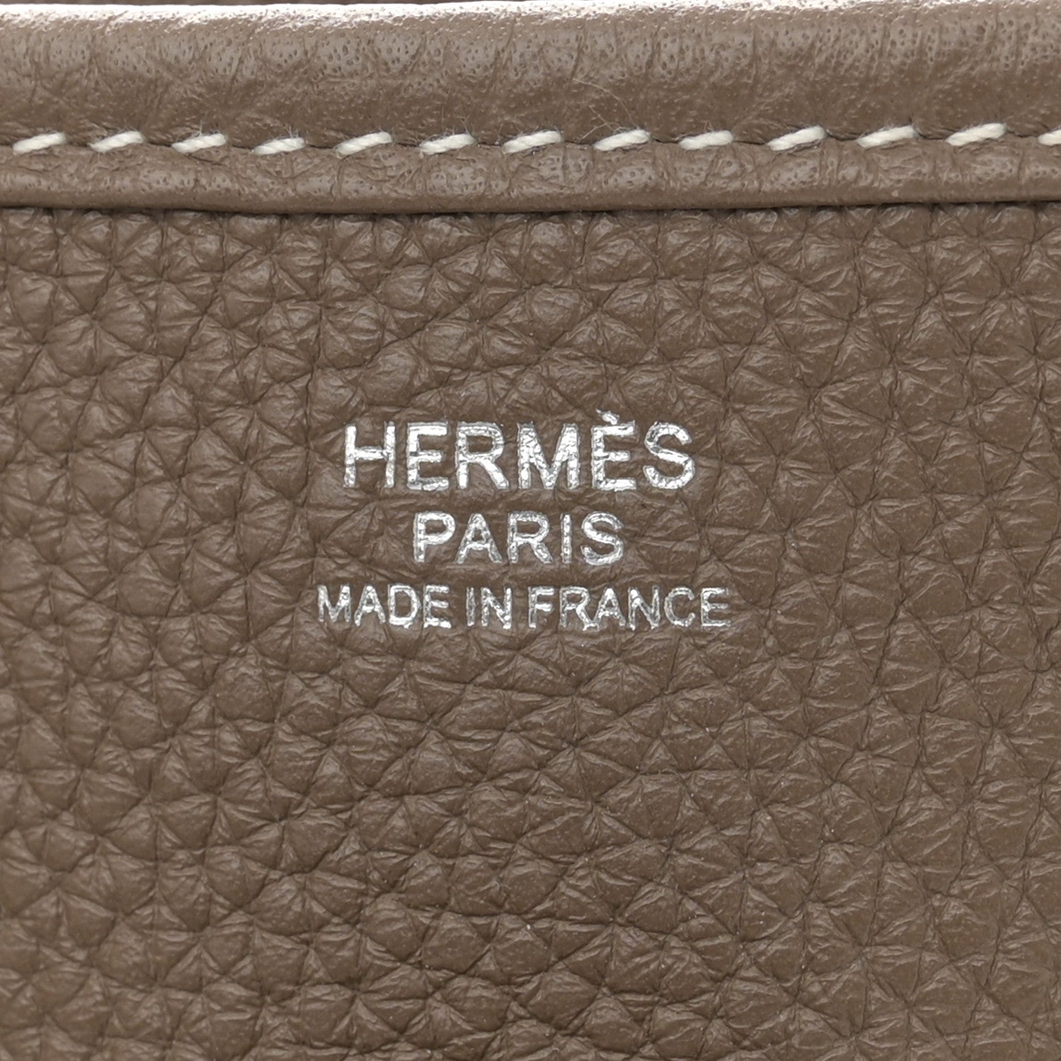Hermes Taurillon Clemence Evelyne III PM Etoupe 6 of 10
