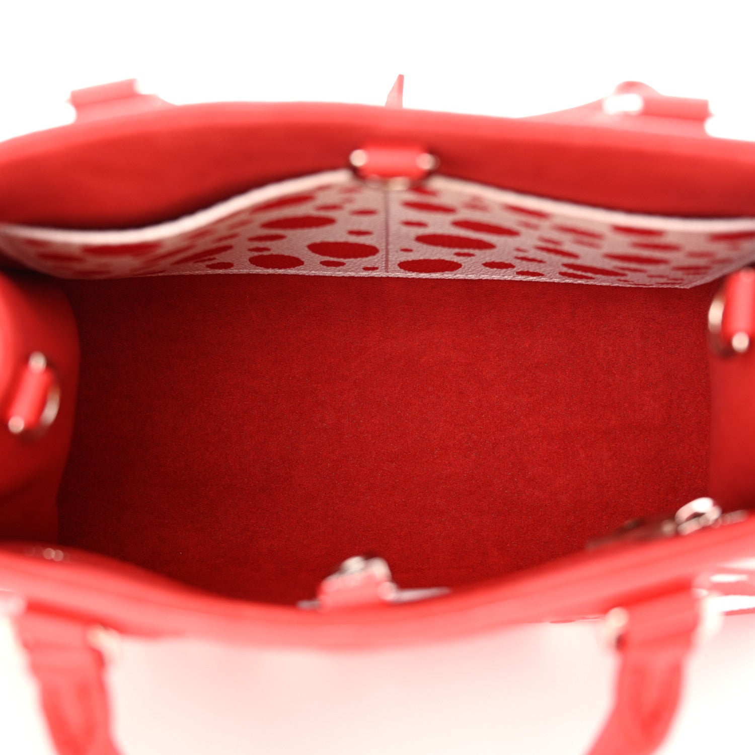 Louis Vuitton Monogram Kusama Dots Onthego PM Red White 5 of 11