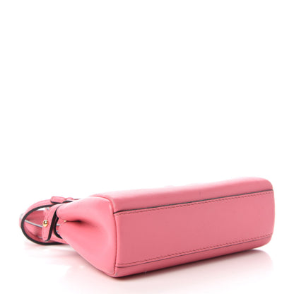 Fendi Shiny Nappa Micro Peekaboo Iconic Satchel Rosa Fluo 4 of 9