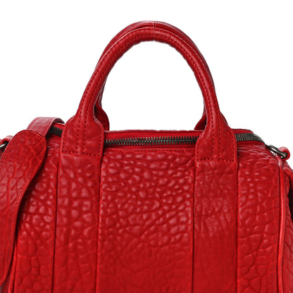 Alexander Wang Pebbled Lambskin Rockie Red Gunmetal Hardware 6 of 8