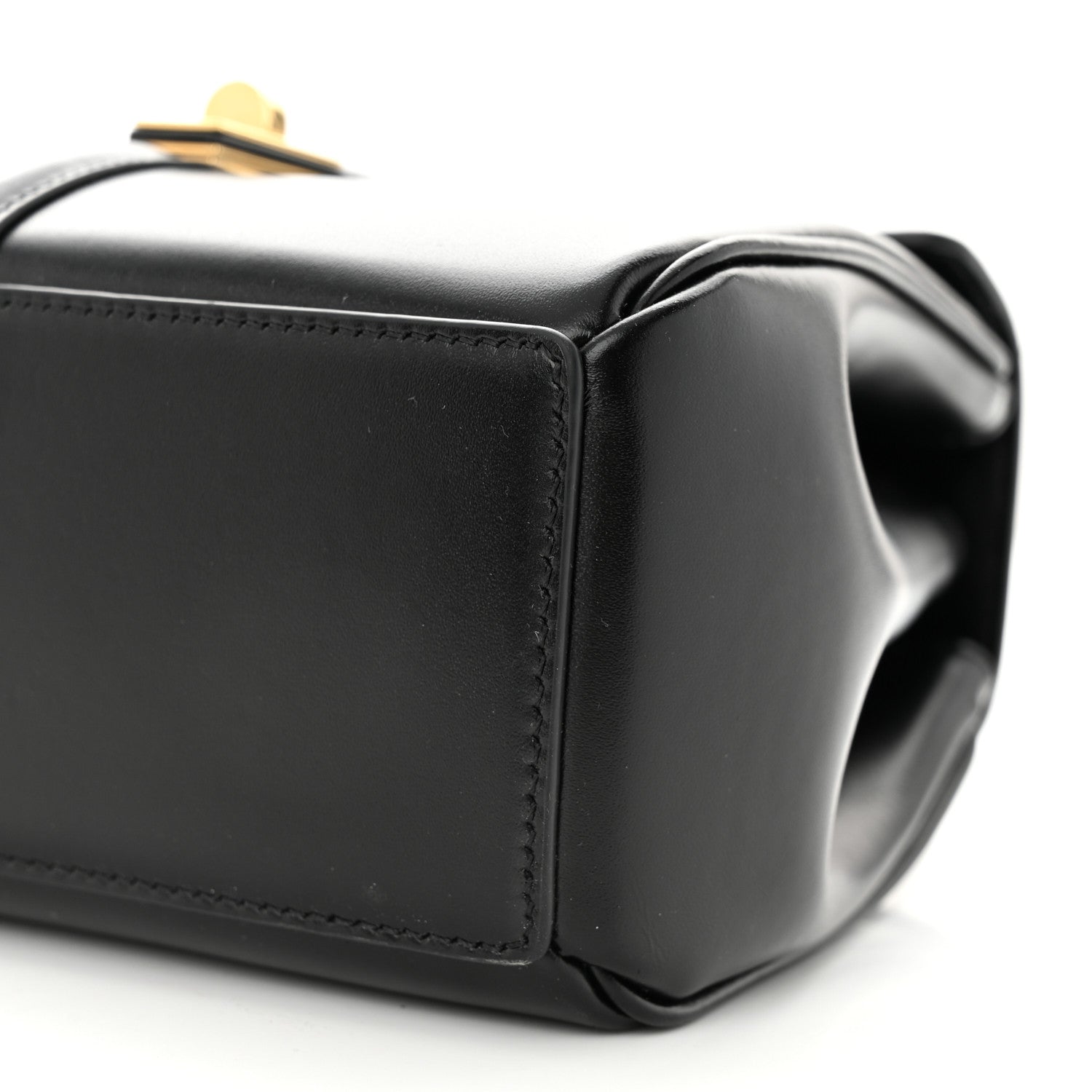 Celine Satinated Calfskin Mini 16 Top Handle Bag Black 11 of 11