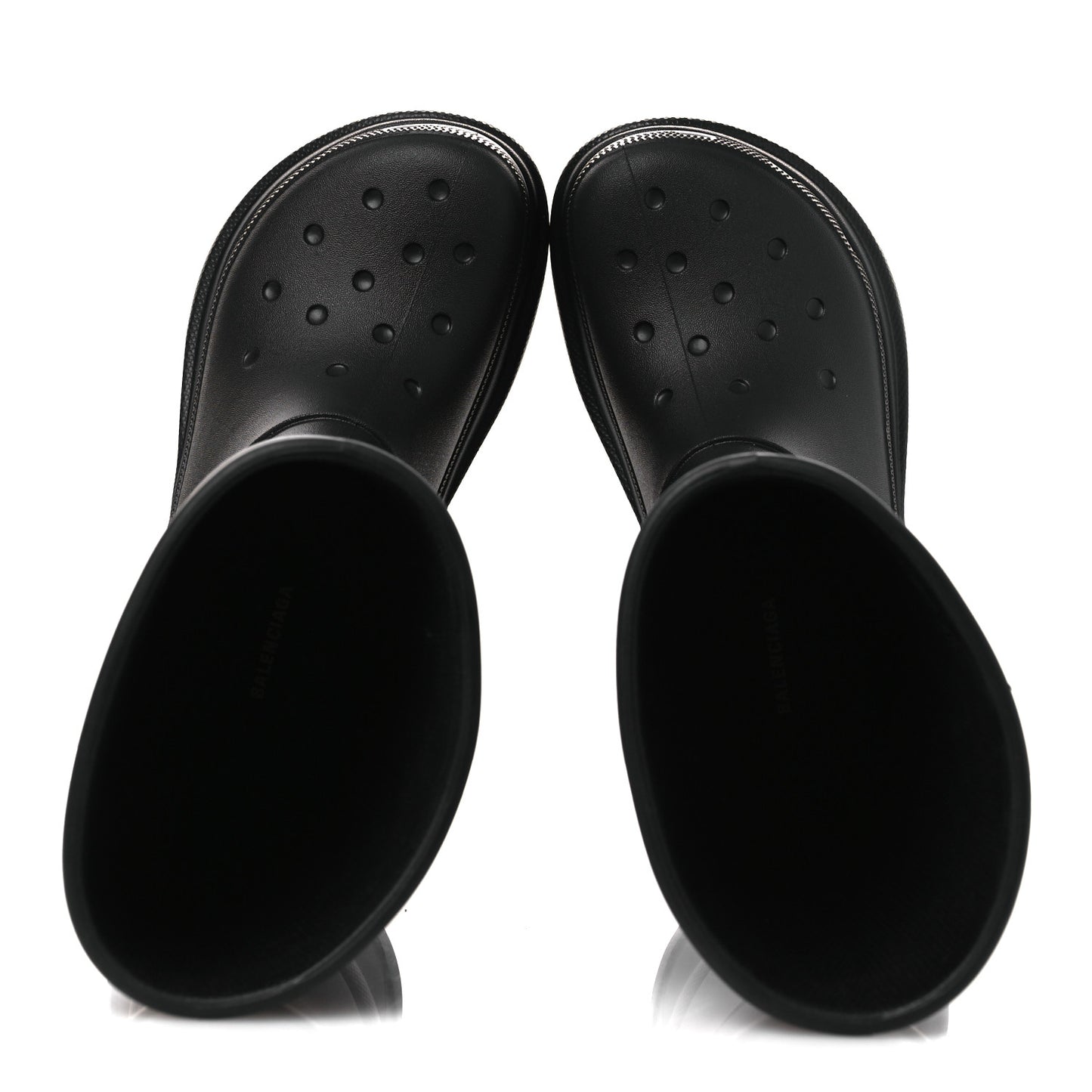 X CROCS Rubber Womens Rain Boots 36 Black