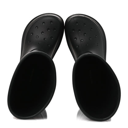 Balenciaga X CROCS Rubber Womens Rain Boots 36 Black 2 of 10