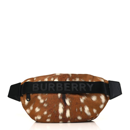 Burberry Nylon Deer Print Bum Bag Brown 1 of 8