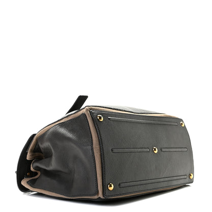 Saint Laurent Calfskin Canvas Medium Muse Two Black 3 of 11