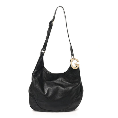 Gucci Guccissima Medium Charlotte Hobo Black 1 of 12