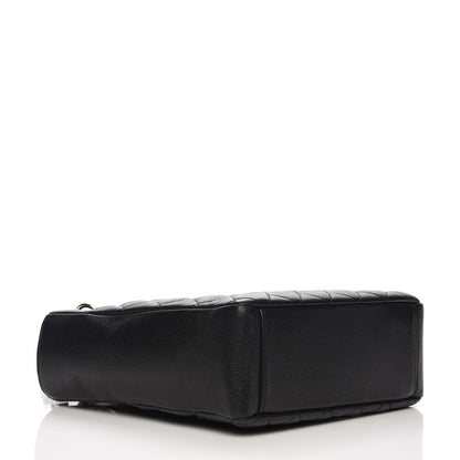 Chanel Caviar Quilted Petit Shopping Tote PST Black 4 of 10