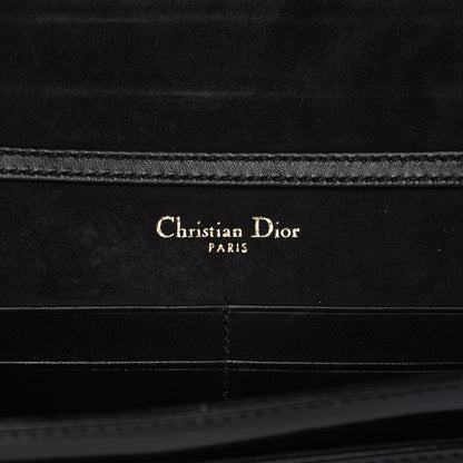 Christian Dior Patent Studded Diorama Wallet on Chain Pouch Black 6 of 10