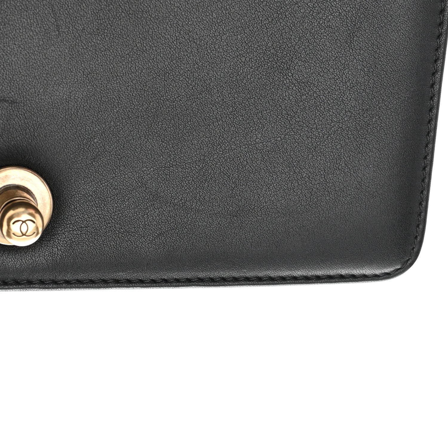 Chanel Metallic Calfskin Pleated Small Boy In Rome Flap Black Gold 15 of 16