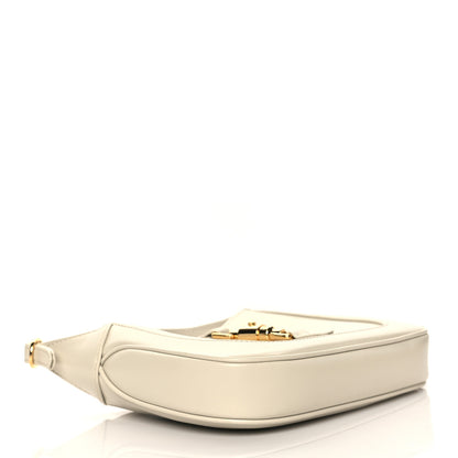 Gucci Boarded Dyana Lux Calfskin Mini Jackie 1961 Hobo Mystic White 4 of 10