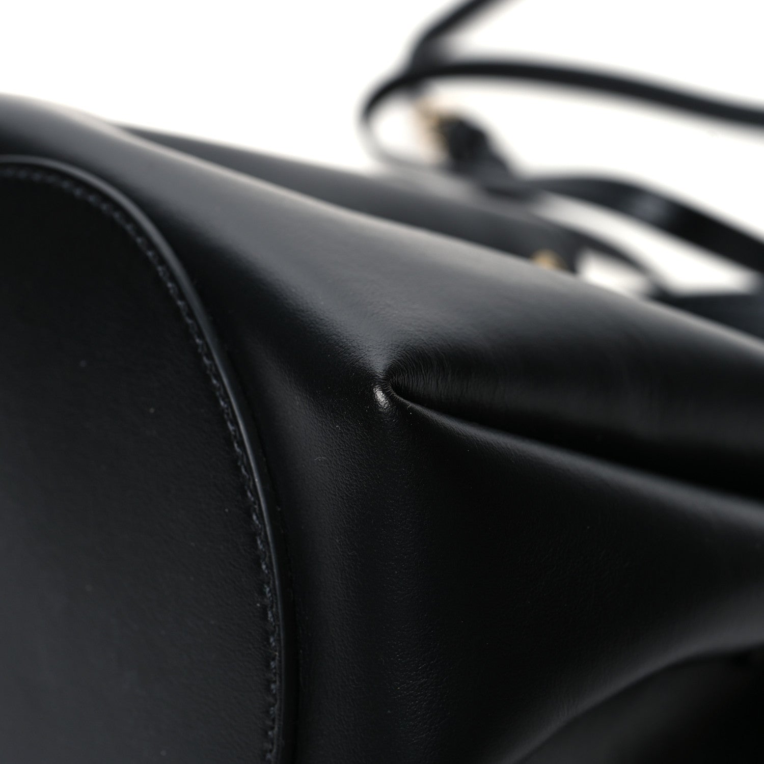 Burberry Calfskin Monogram Motif TB Bucket Black 11 of 12