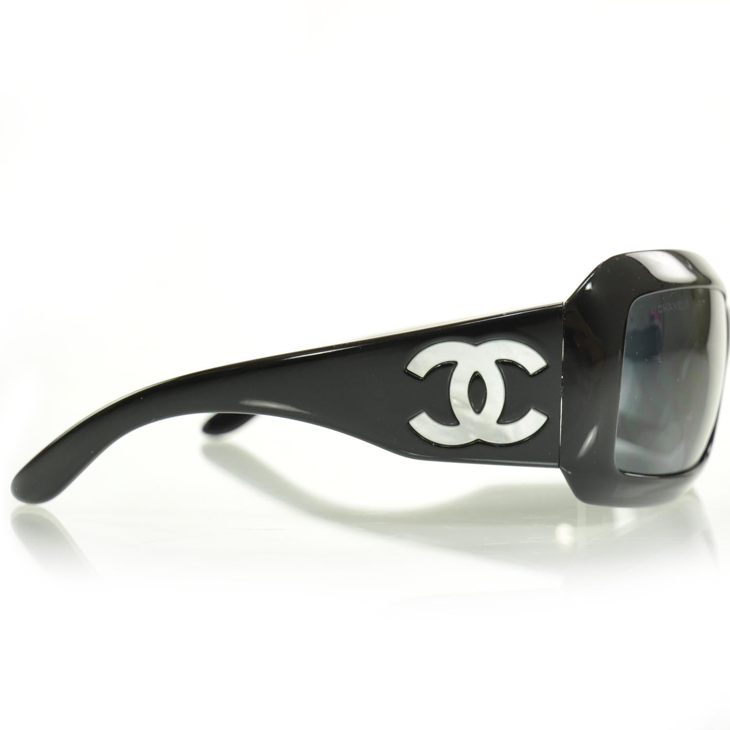 Chanel Mother of Pearl Sunglasses 5076 H Black 5 of 7