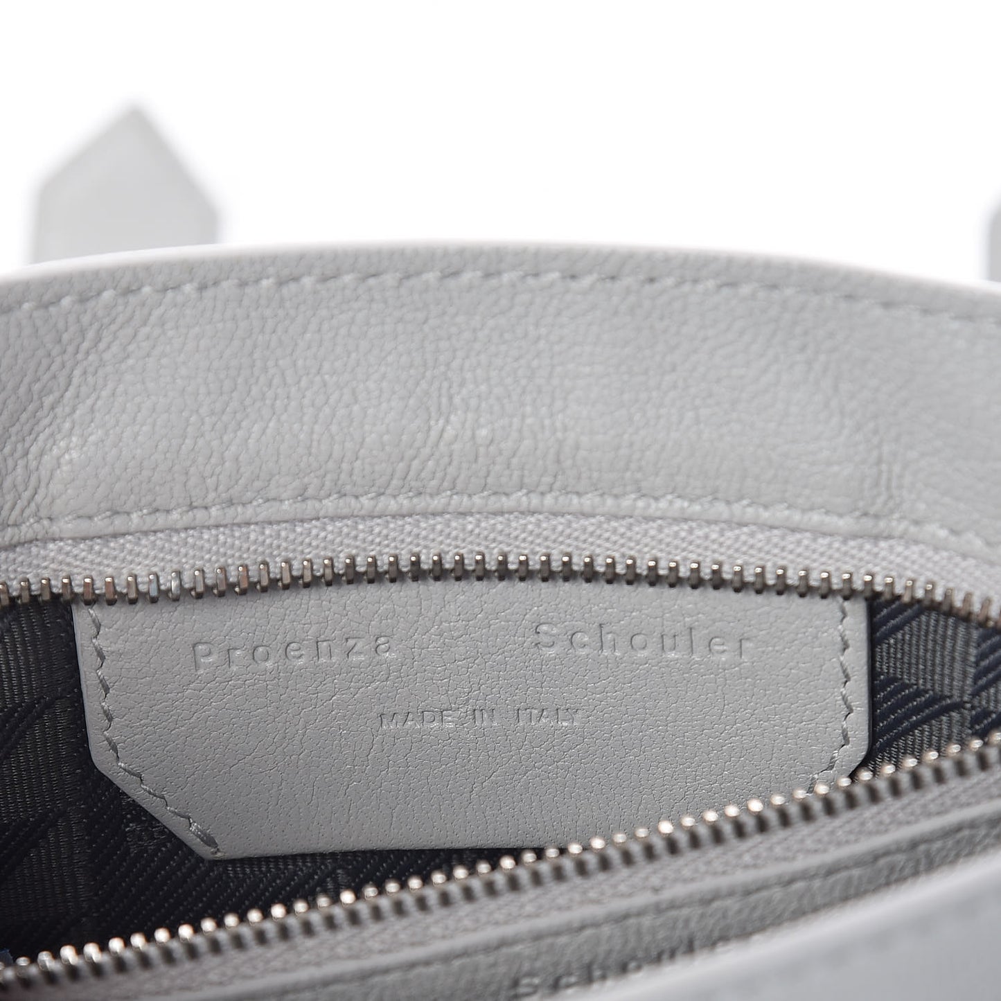 Lambskin PS1 Mini Pouch Messenger Pale Steel