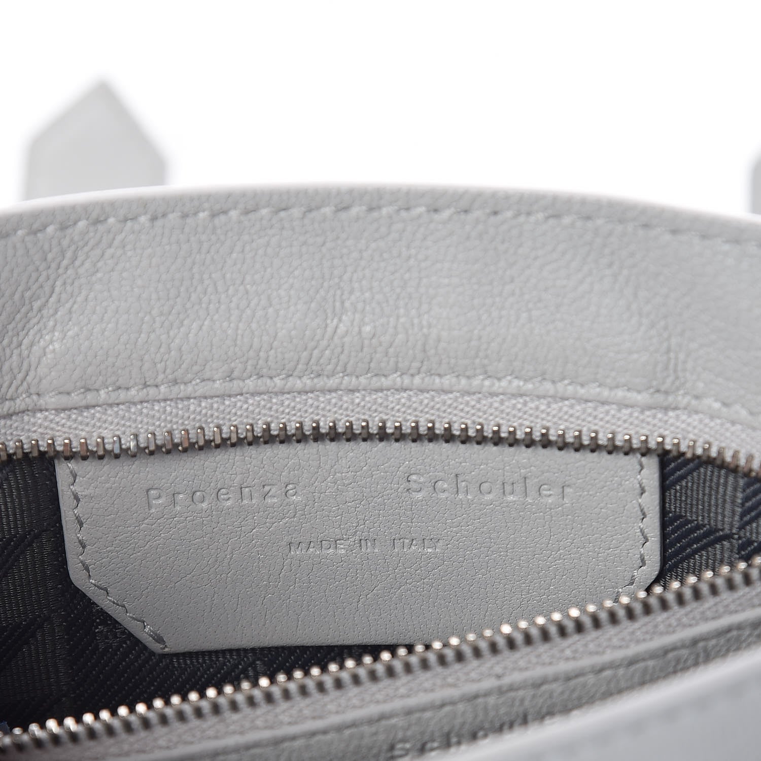 Proenza Schouler Lambskin PS1 Mini Pouch Messenger Pale Steel 6 of 10