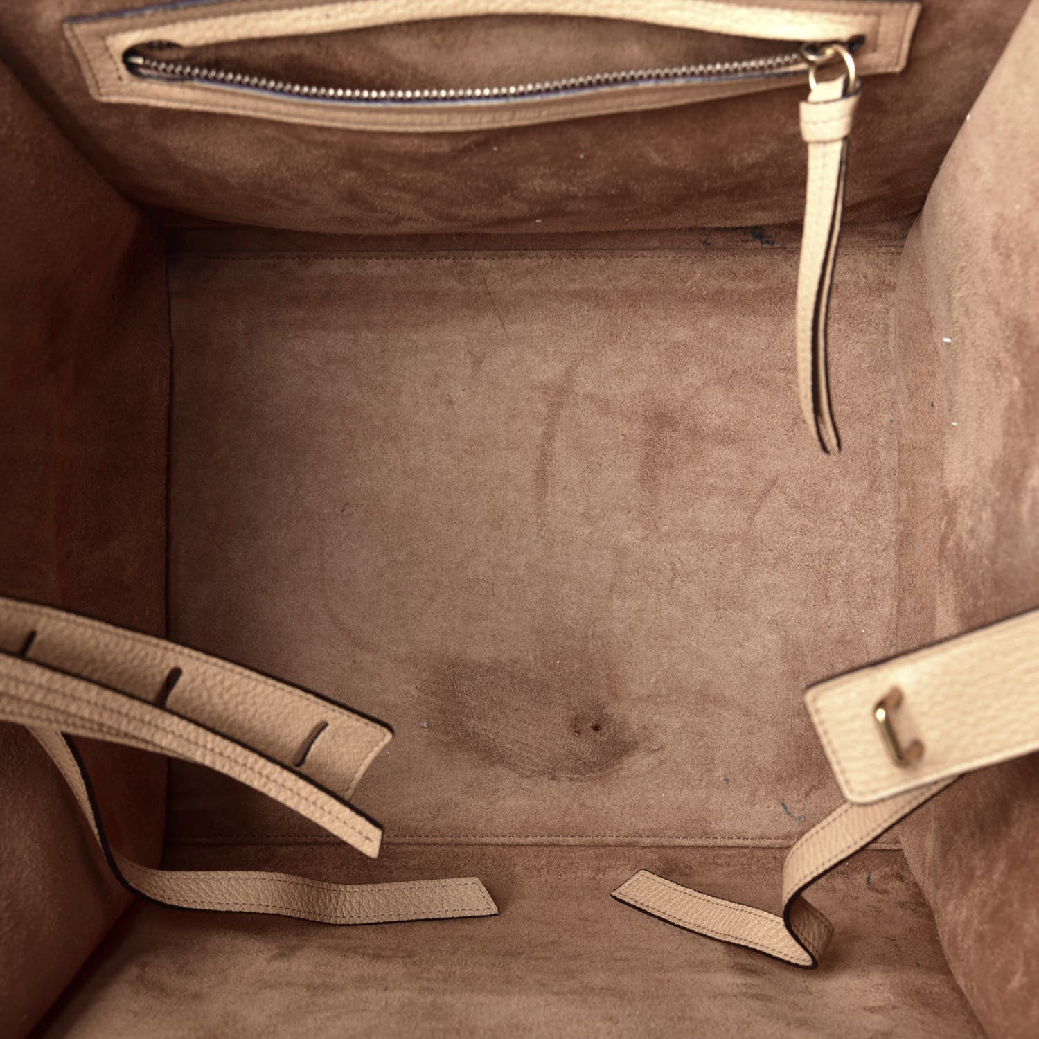 Celine Grained Calfskin Medium Phantom Luggage Dune 5 of 11