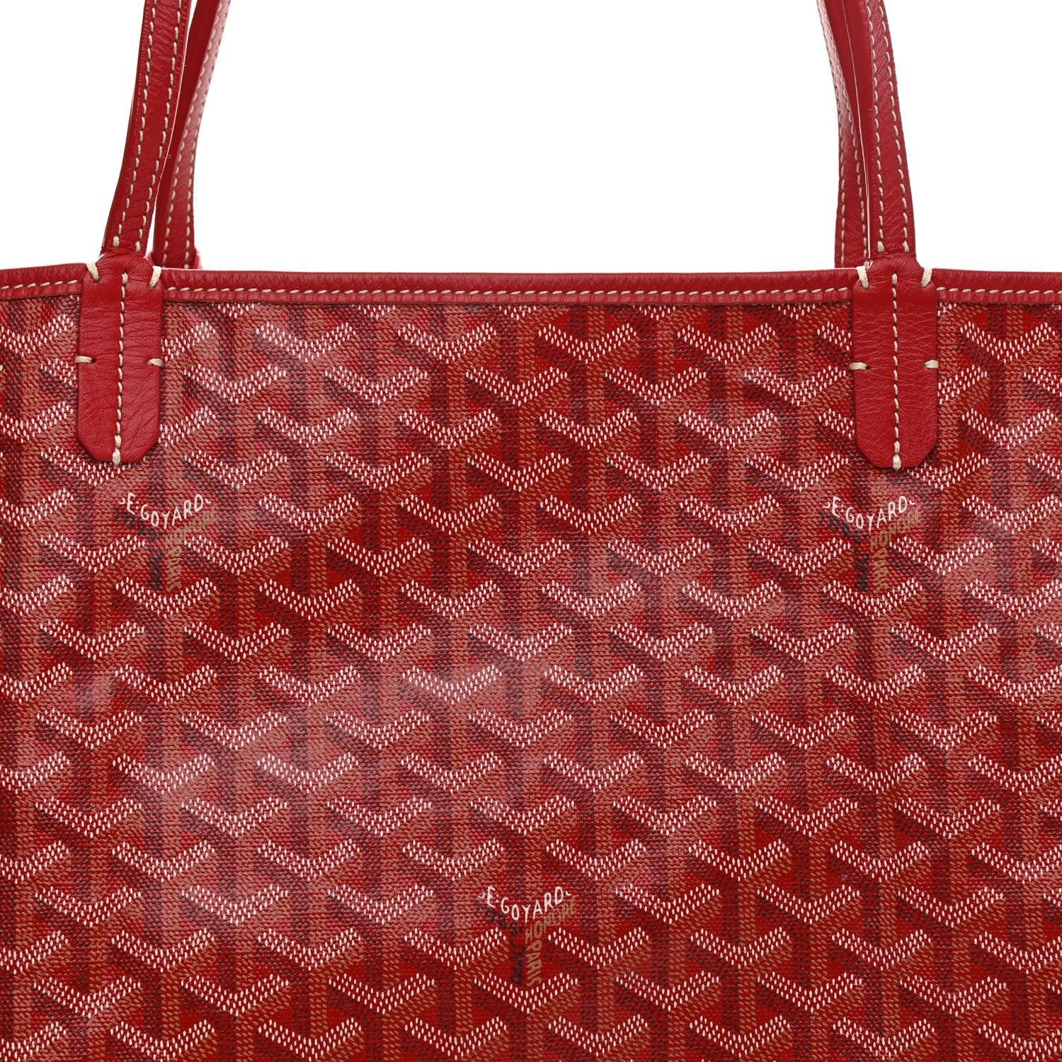 Goyard Goyardine Saint Louis GM Red 9 of 13
