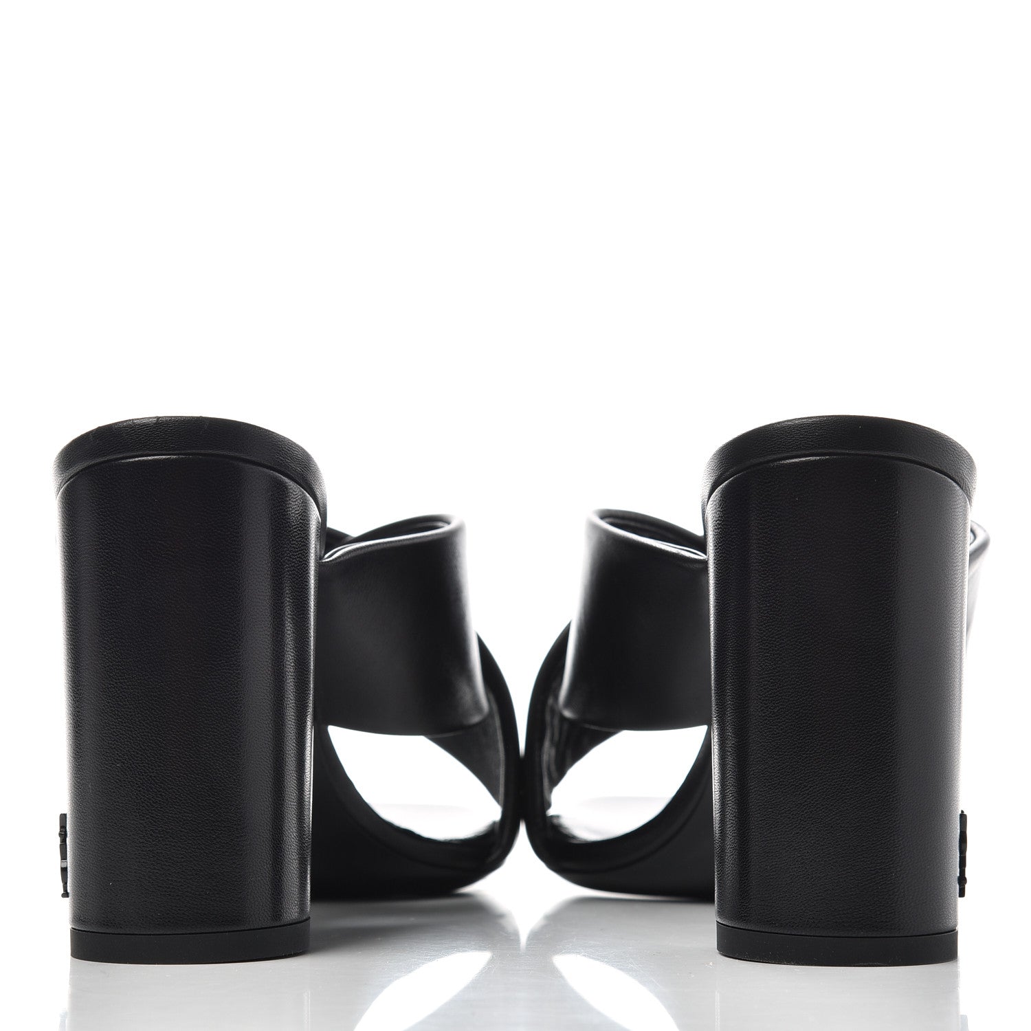 Saint Laurent Calfskin LouLou Mules 37.5 Black 7 of 11