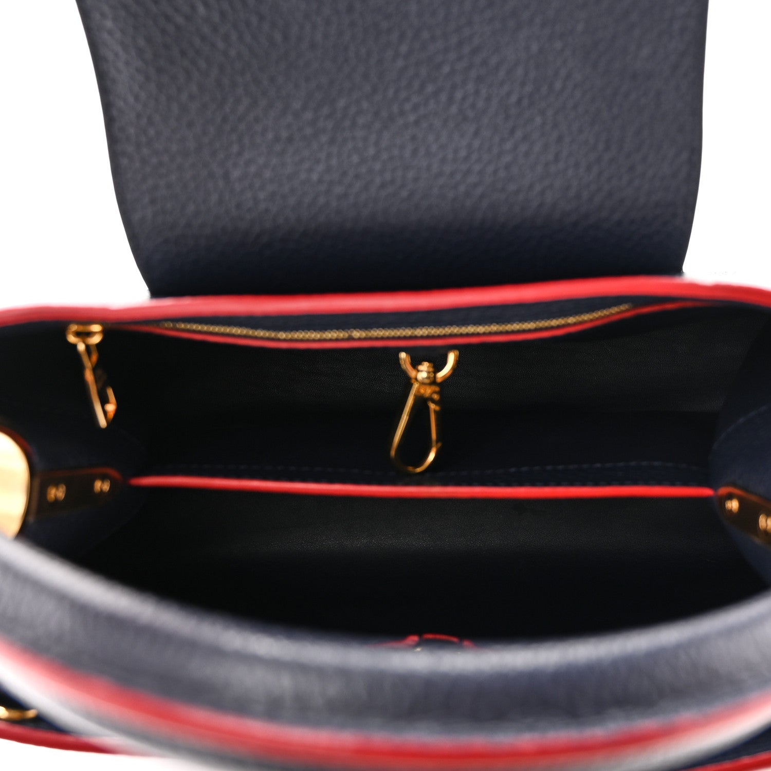 Louis Vuitton Taurillon Capucines PM Marine Rouge 5 of 9