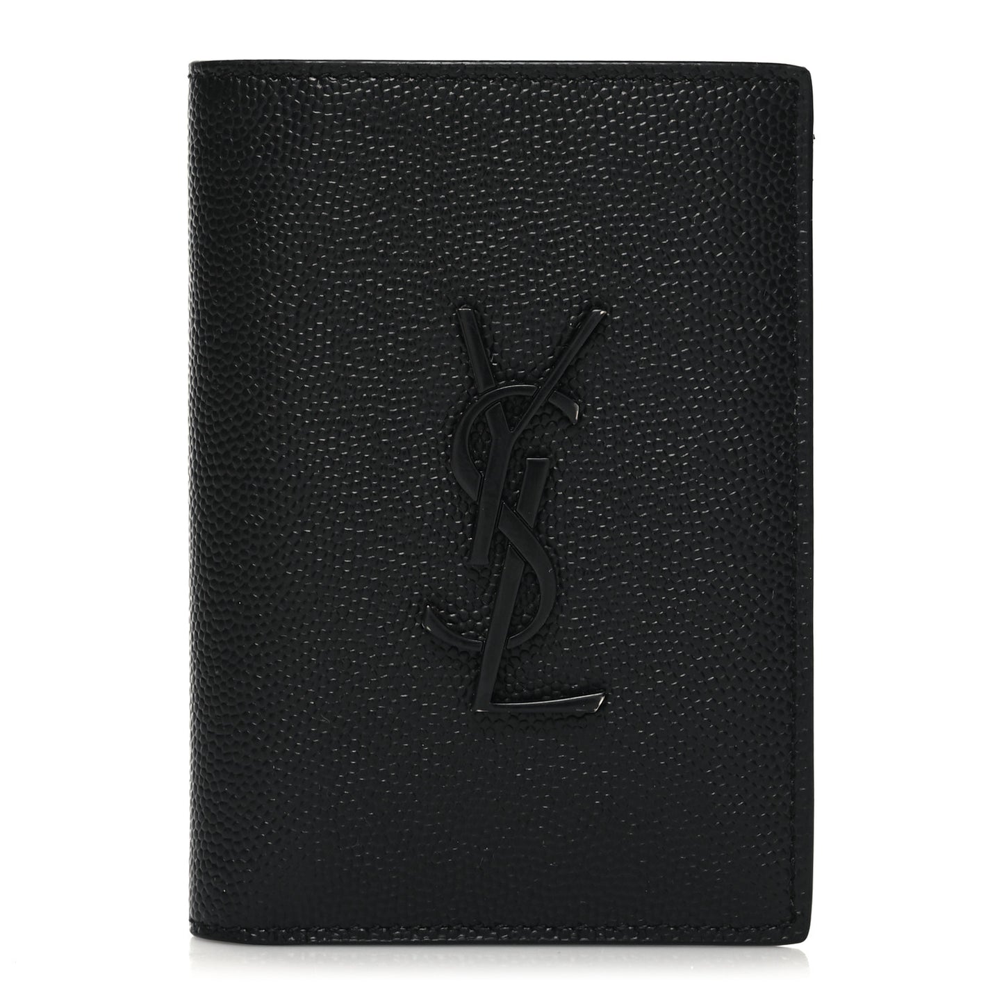 Grain De Poudre Monogram Bi-Fold Wallet Black