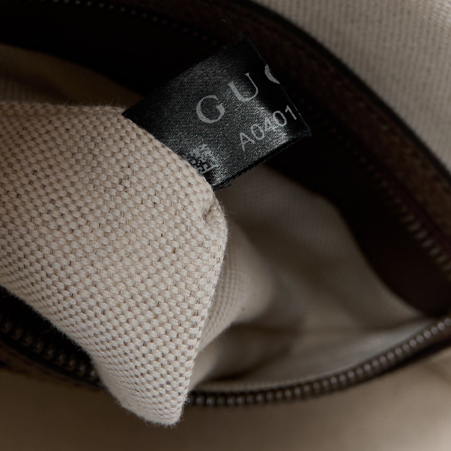 GG Supreme Monogram Web Small Ophidia Half Moon Hobo Brown