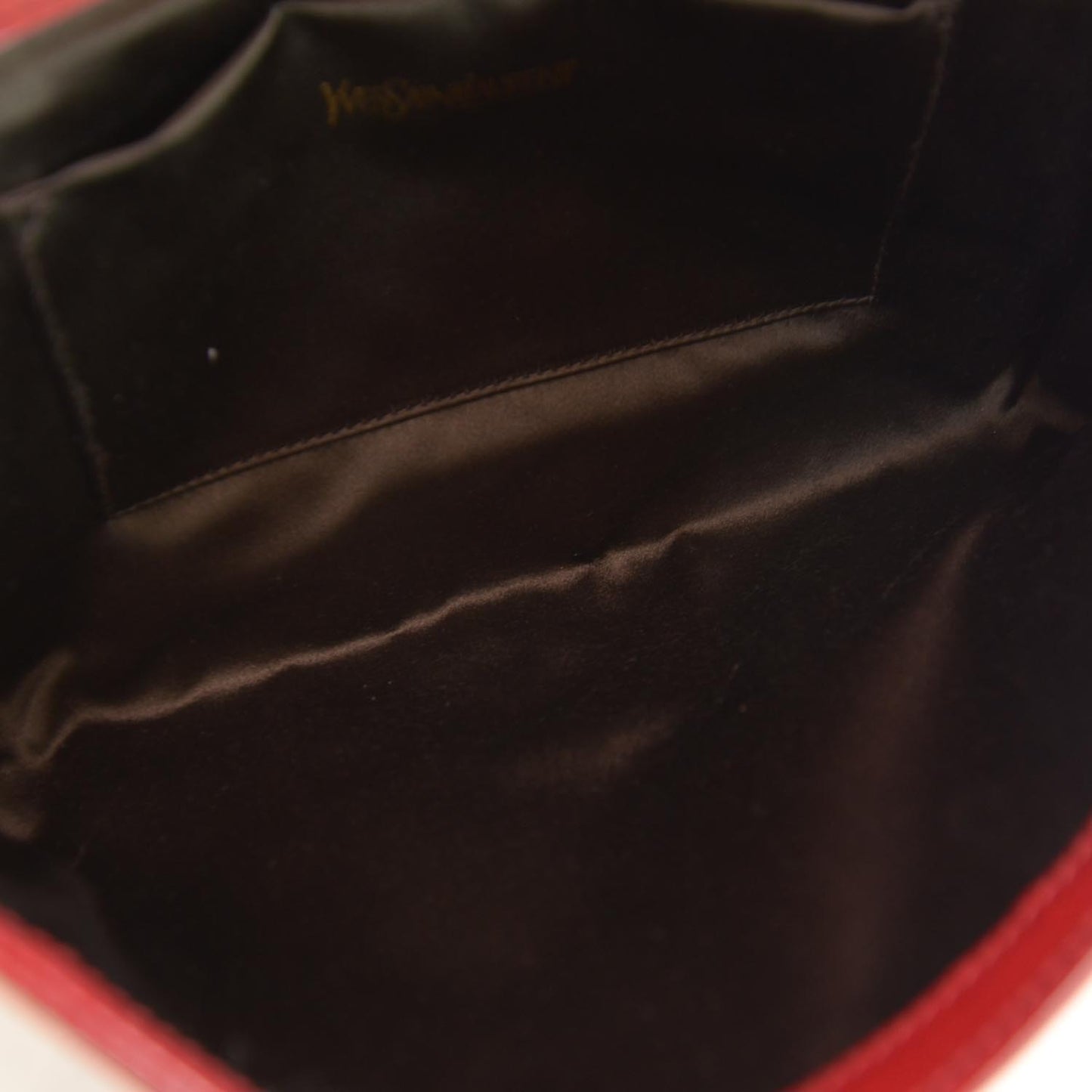 Patent Monogram Large Belle De Jour Clutch Red