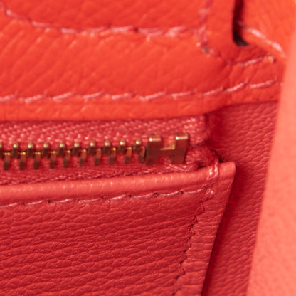 Hermes Epsom Kelly Sellier 25 Rouge Pivoine 16 of 33