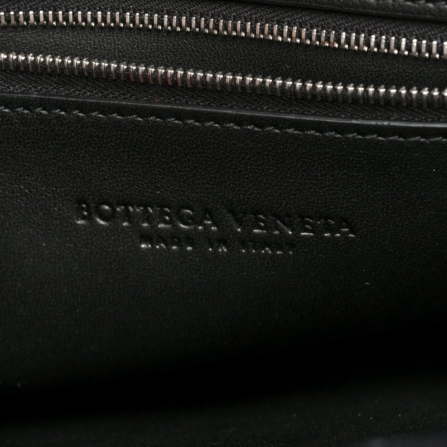 Ostrich Envelope Clutch Black