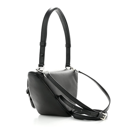 Prada Nappa Padded Signaux Triangle Crossbody Black 3 of 9