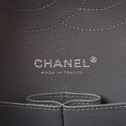 Chanel Caviar Quilted Jumbo Double Flap Grey 7 of 9