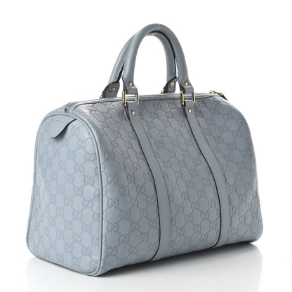 Gucci Guccissima Medium Joy Boston Light Blue 3 of 10