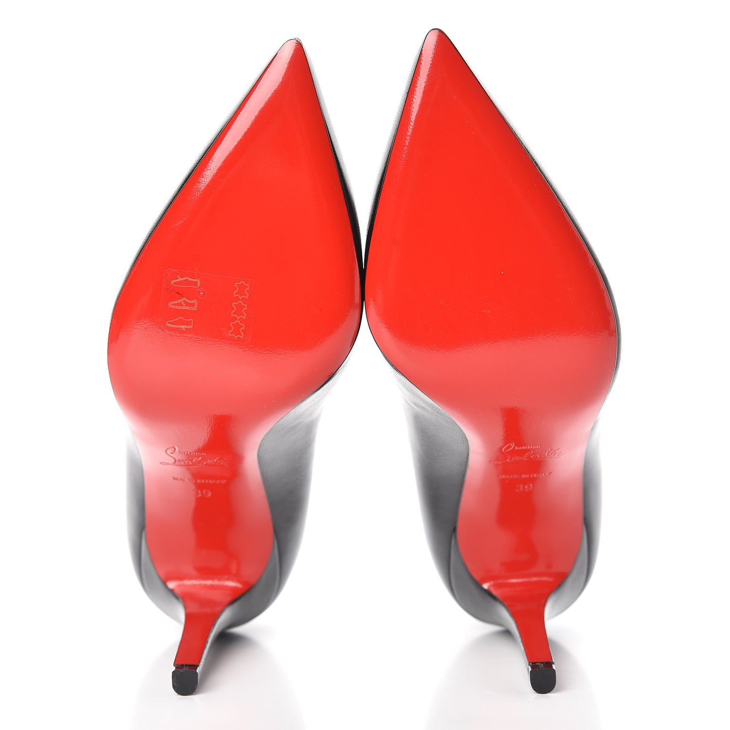 Shiny Nappa Pigalle 100 Pumps 39 Black
