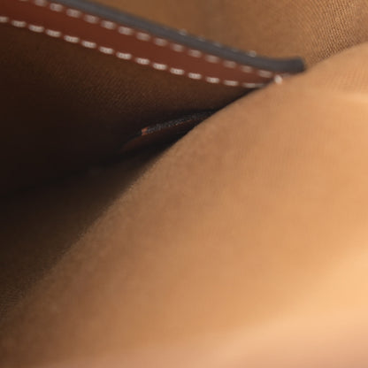 Celine Triomphe Canvas Medium Folco Bag Tan 7 of 11