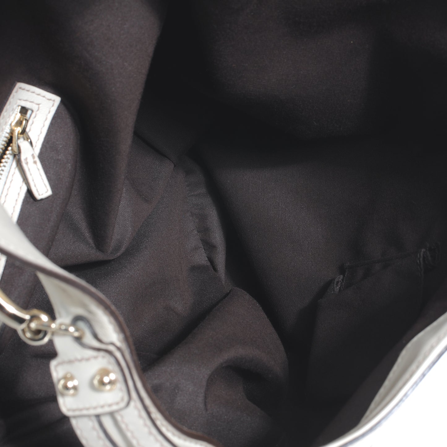 Monogram Wave Hobo Off White