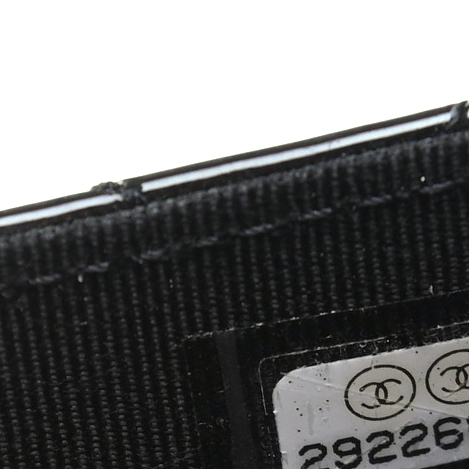 Chanel Patent Quilted Flap Card Holder Wallet Black 8 of 8