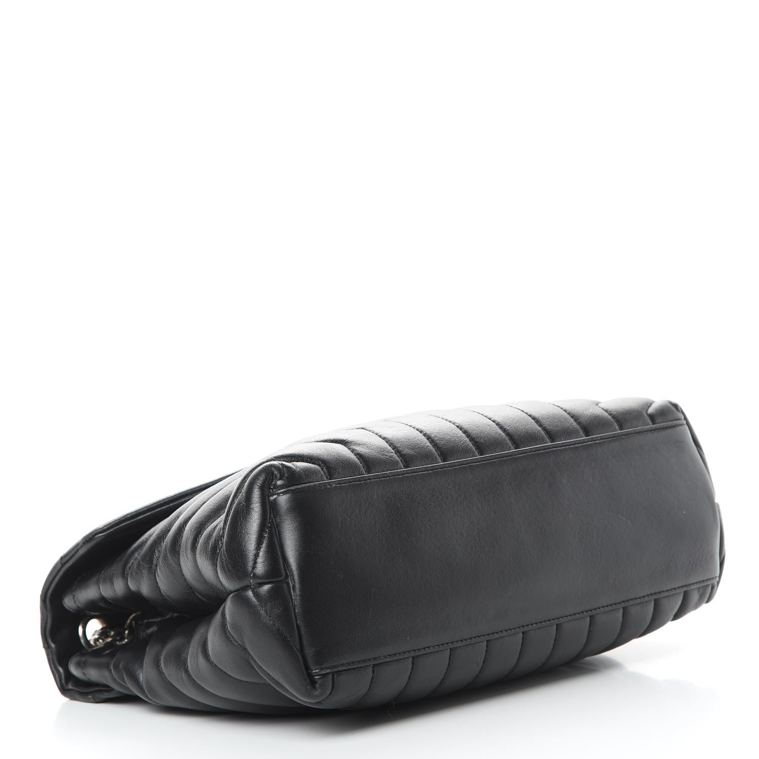 Saint Laurent Calfskin Y Quilted Monogram Medium Loulou Chain Satchel Black 5 of 17