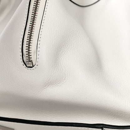 Loewe Grained Calfskin Small Hammock Shoulder Bag Soft White 19 of 19