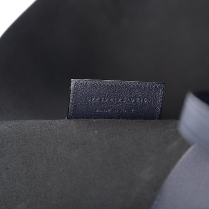 Saint Laurent Calfskin Large Shopping Tote Deep Marine 6 of 10