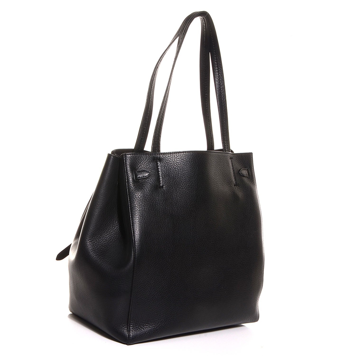 Celine Soft Grained Calfskin Small Cabas Phantom Black 3 of 8
