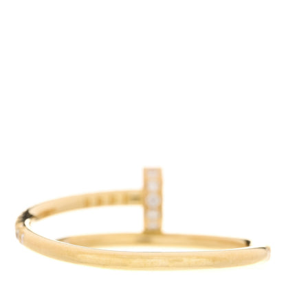 Cartier 18K Yellow Gold Diamond Juste Un Clou Paved Ring 59 8.75 3 of 4