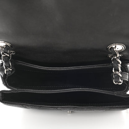 Chanel Lambskin Quilted Mini Chanel 3 Flap Black 7 of 11
