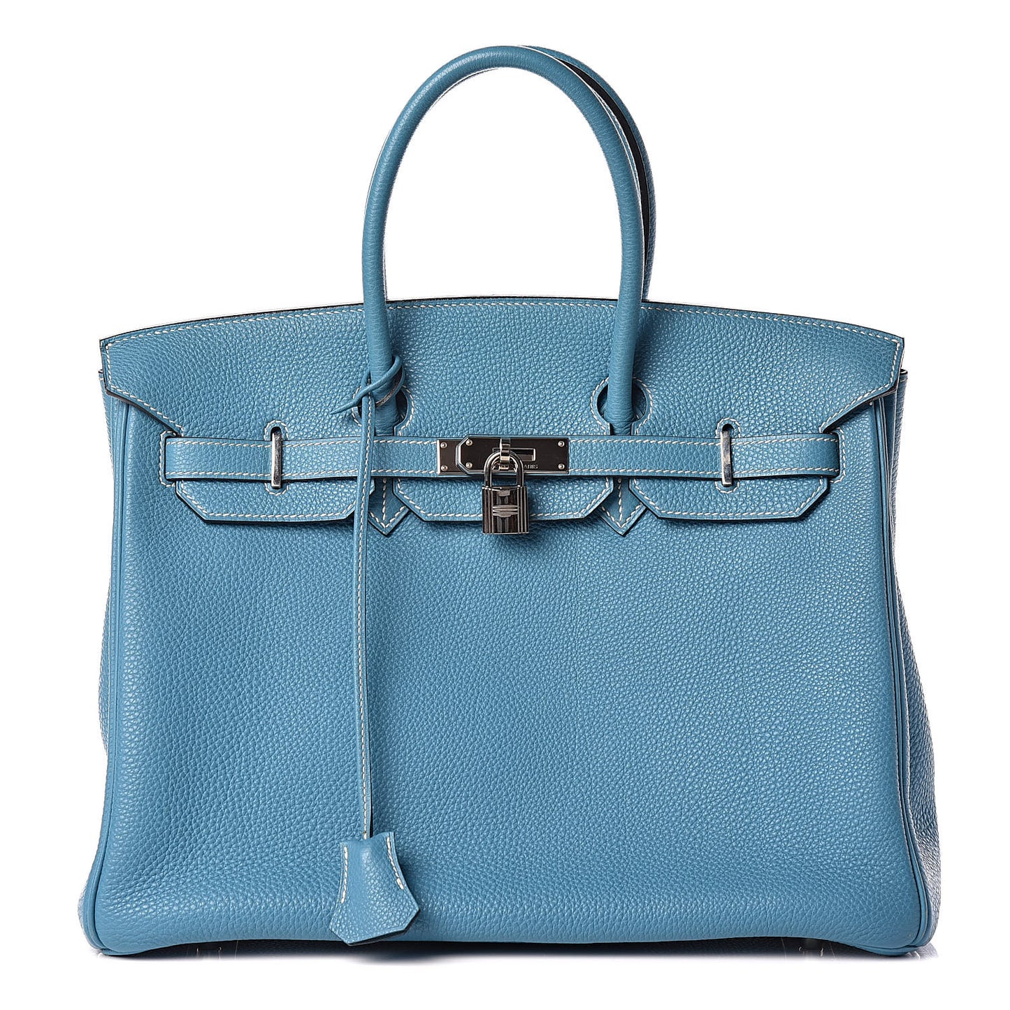 Togo Birkin 35 Blue Jean