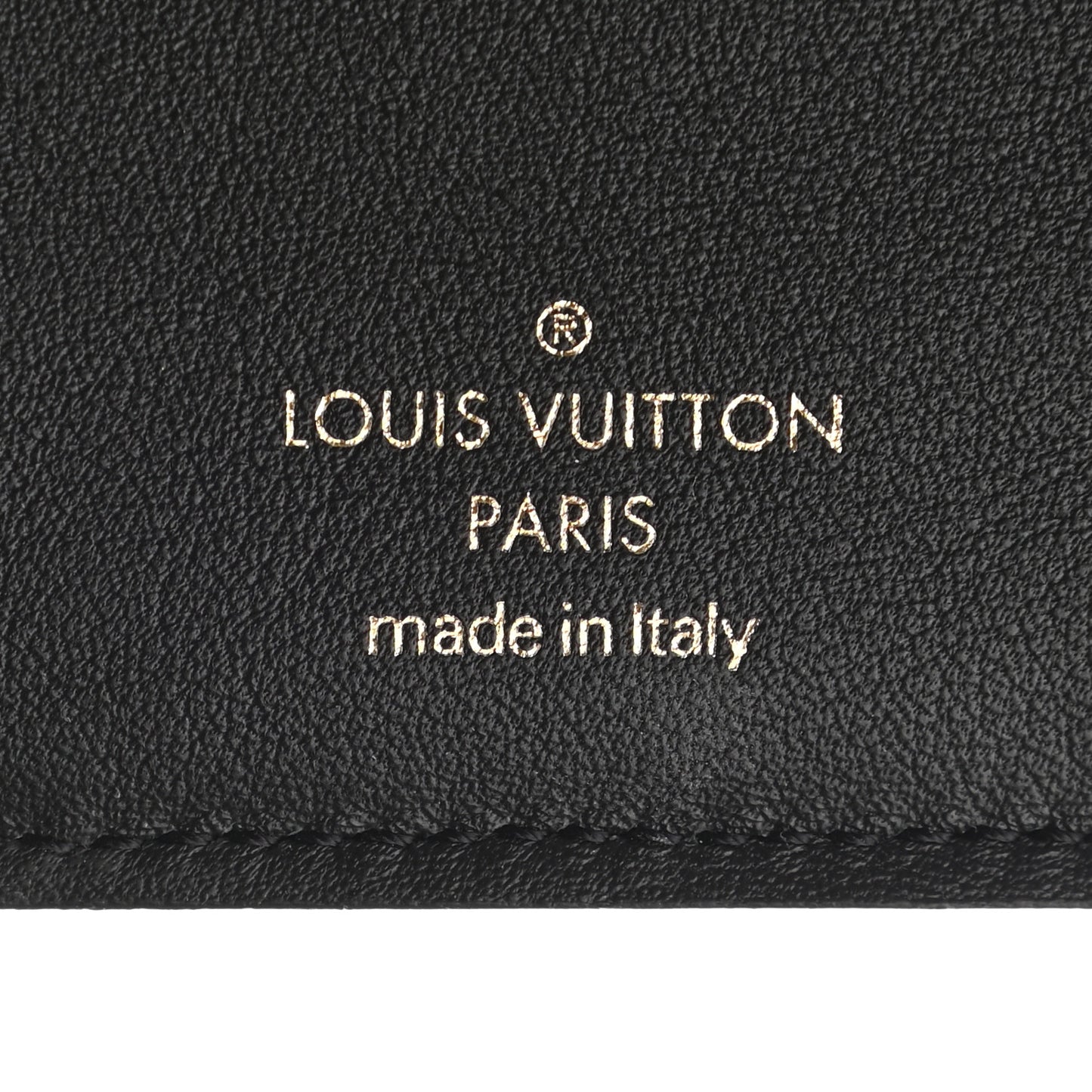 Calfskin New Wave Compact Wallet Black