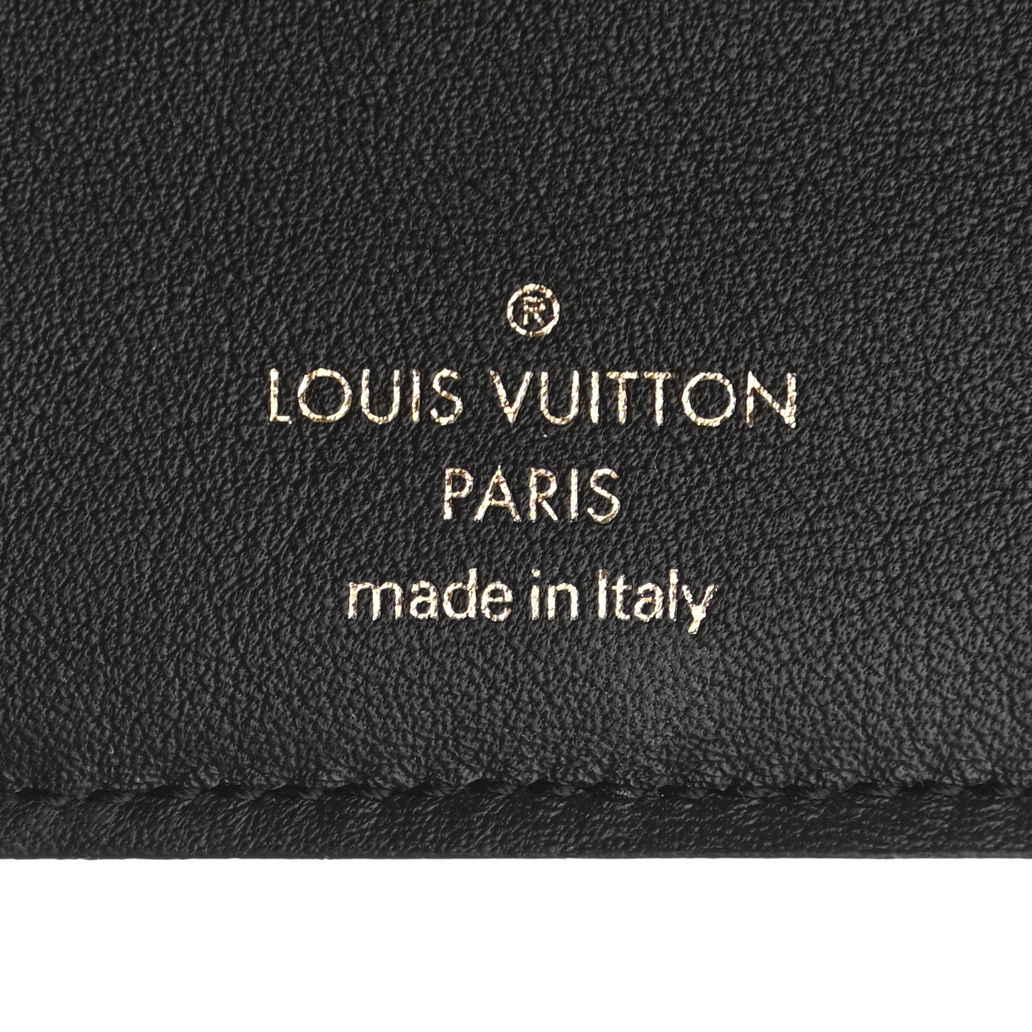 Louis Vuitton Calfskin New Wave Compact Wallet Black 6 of 7